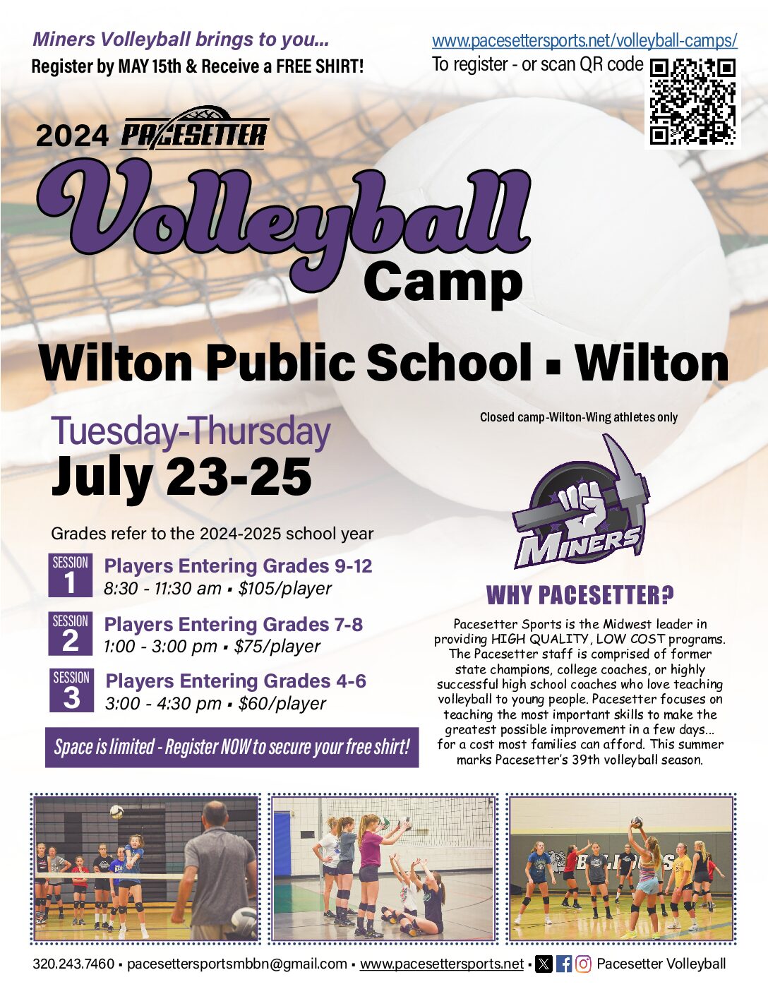 North Dakota Volleyball Camps Pacesetter Sports